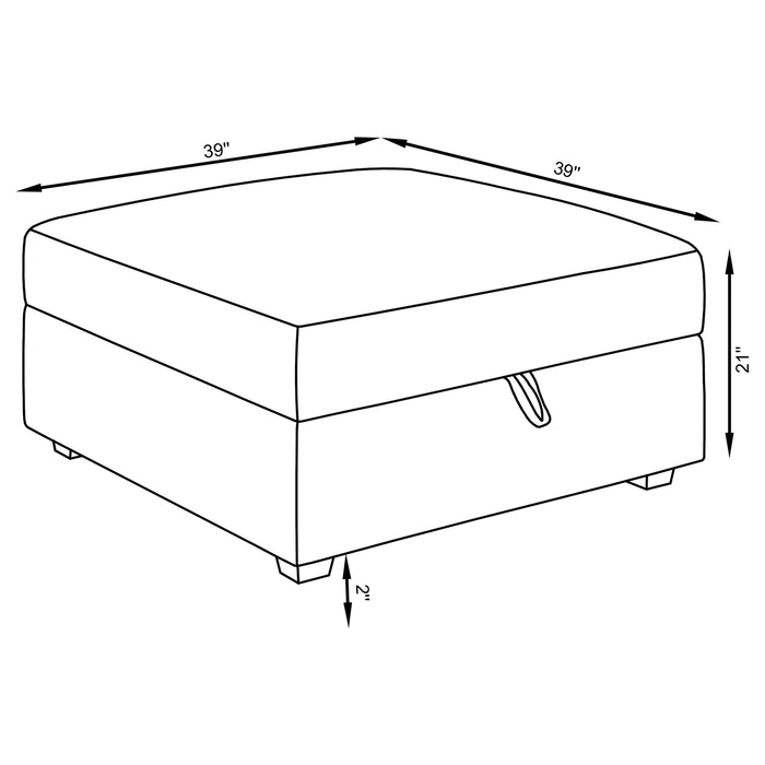 Five Star Furniture - Cambria Storage Ottoman
