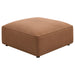 Five Star Furniture - Jennifer Upholstered Ottoman Terracotta image