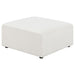 Five Star Furniture - Freddie Upholstered Square Ottoman Pearl image