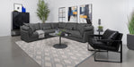Five Star Furniture - Sasha 6-piece Upholstered Modular Sectional Sofa Barely Black image
