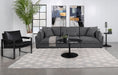 Five Star Furniture - Sasha 3-Piece Upholstered Sofa Barely Black image