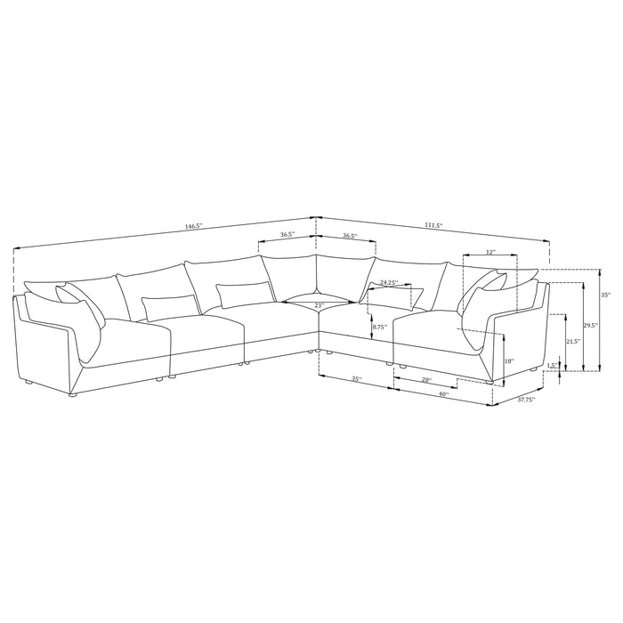 Five Star Furniture - Sasha Modular Sectional Sofa