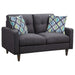 Five Star Furniture - Watsonville Tufted Back Loveseat Grey image