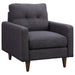 Five Star Furniture - Watsonville Tufted Back Chair Grey image