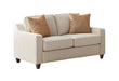 Five Star Furniture - Christine Upholstered Cushion Back Loveseat Beige image