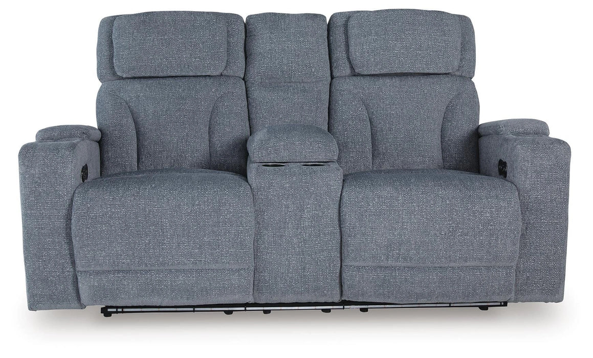 Five Star Furniture - Studio Cave Power Reclining Loveseat with Console