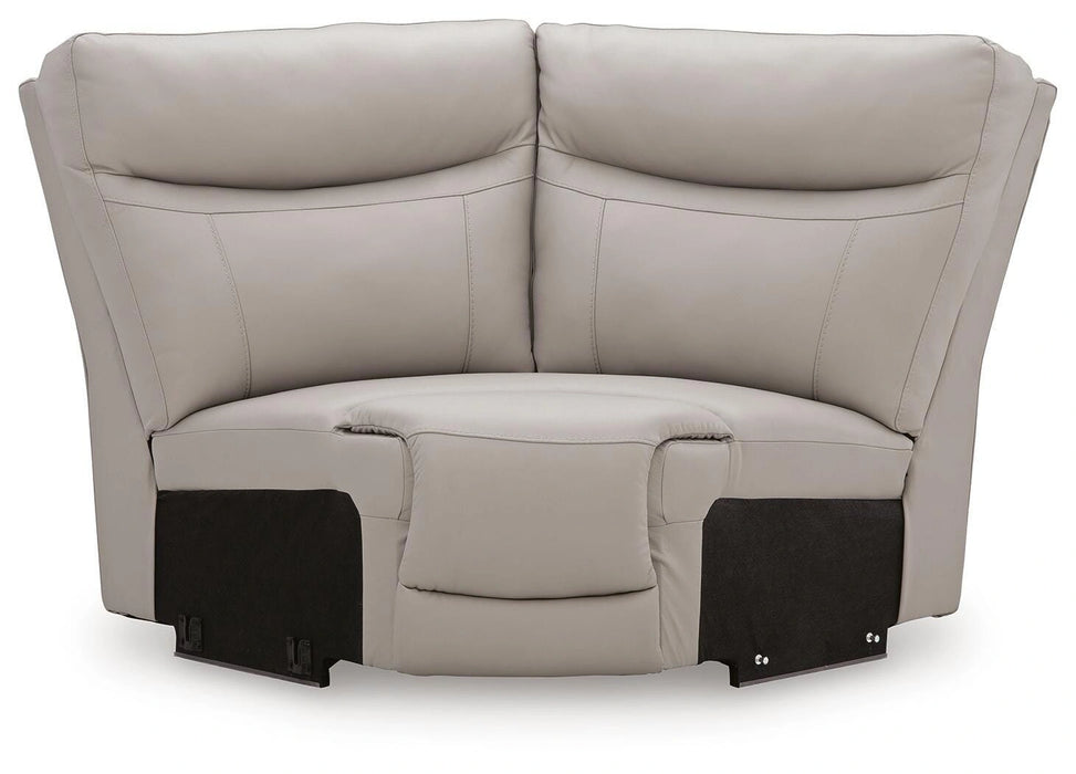 Five Star Furniture - Gravier Power Reclining Sectional with Storage Console