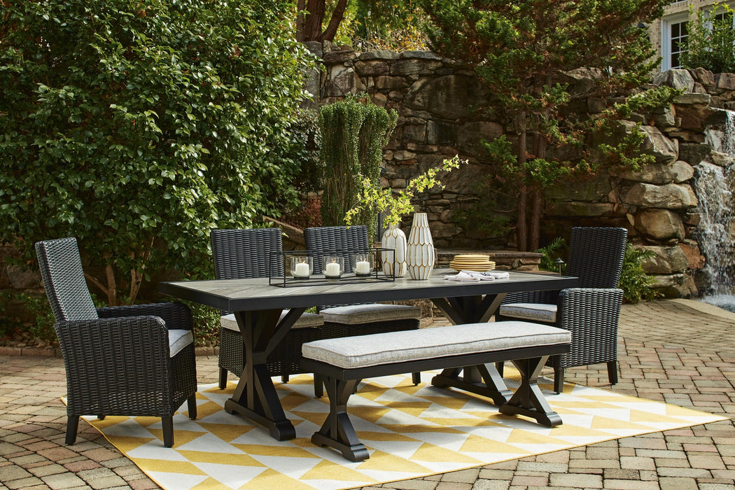 Five Star Furniture - Beachcroft Outdoor Bench with Cushion