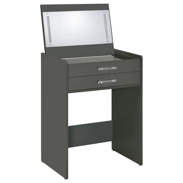 Five Star Furniture - Danbury Makeup Vanity Table with LED Mirror and Stool