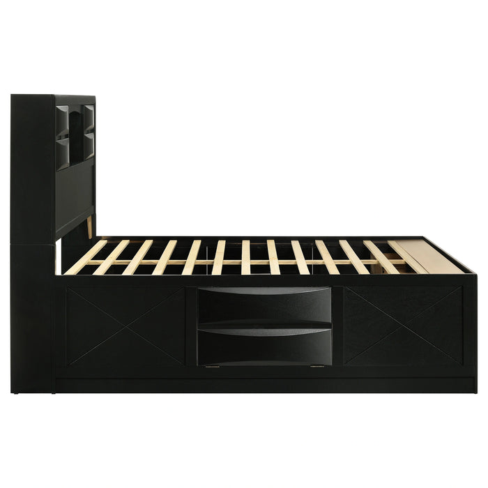 Five Star Furniture - Briana Bookcase Platform Storage Bed