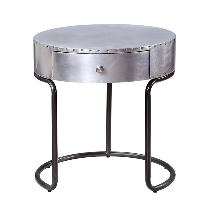 Five Star Furniture - Acme Furniture Brancaster End Table in Aluminum 84882