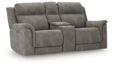 Five Star Furniture - Next-Gen DuraPella Power Reclining Loveseat with Console - Five Star Furniture & Mattress (GA)