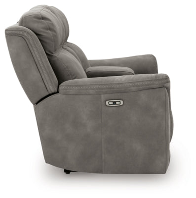Five Star Furniture - Next-Gen DuraPella Power Reclining Loveseat with Console - Five Star Furniture & Mattress (GA)
