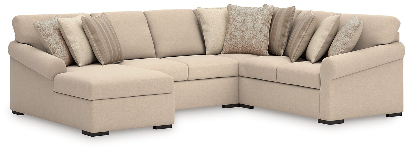 LadyMae Sectional with Chaise - Five Star Furniture & Mattress (GA)