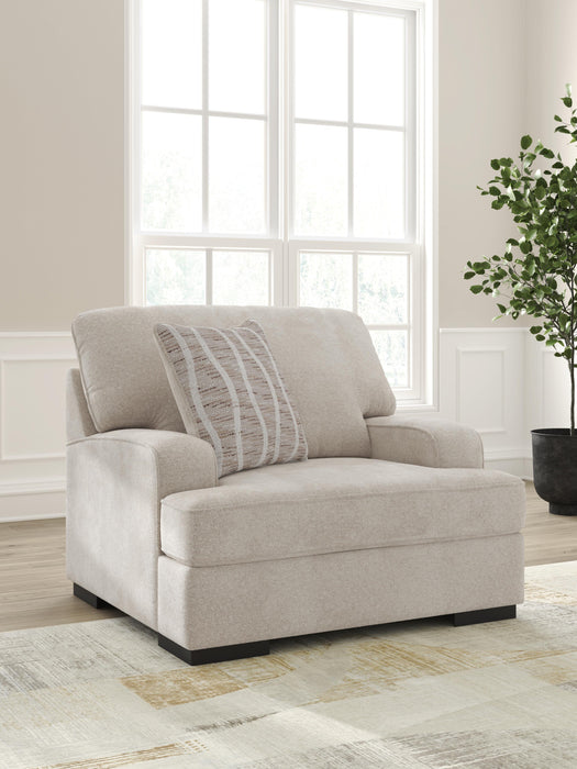 Five Star Furniture - High Profile Chair & Ottoman Living Room Set