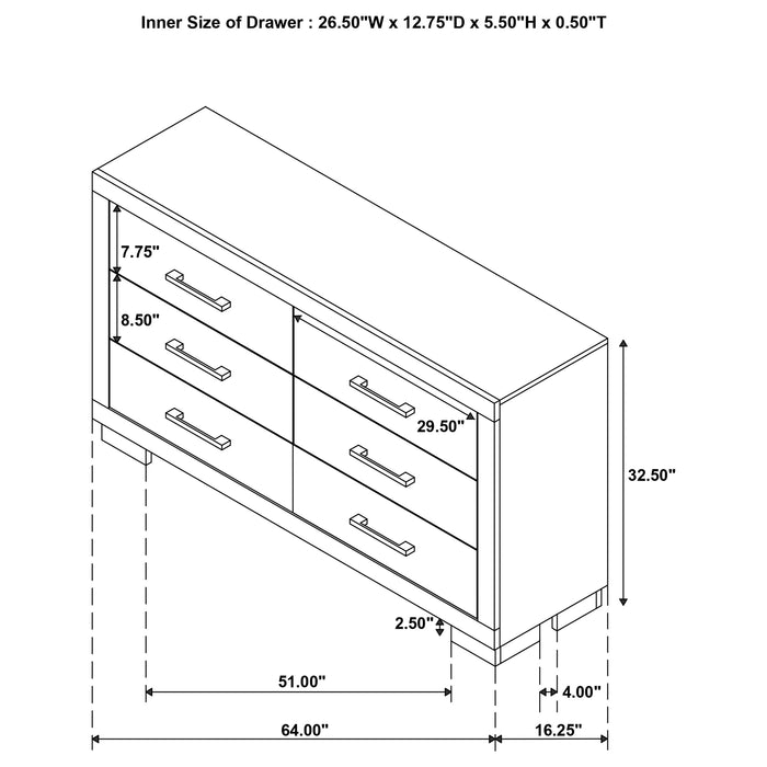 Five Star Furniture - Jessica Bedroom Set