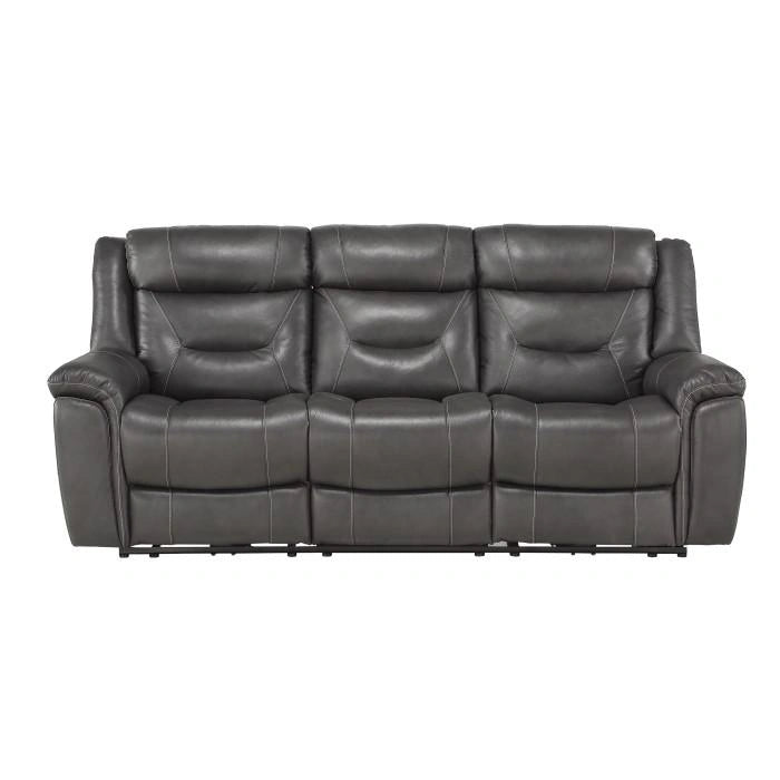 Five Star Furniture - Danio Power Double Reclining Sofa with Power Headrests in Dark Gray 9528DGY-3PWH