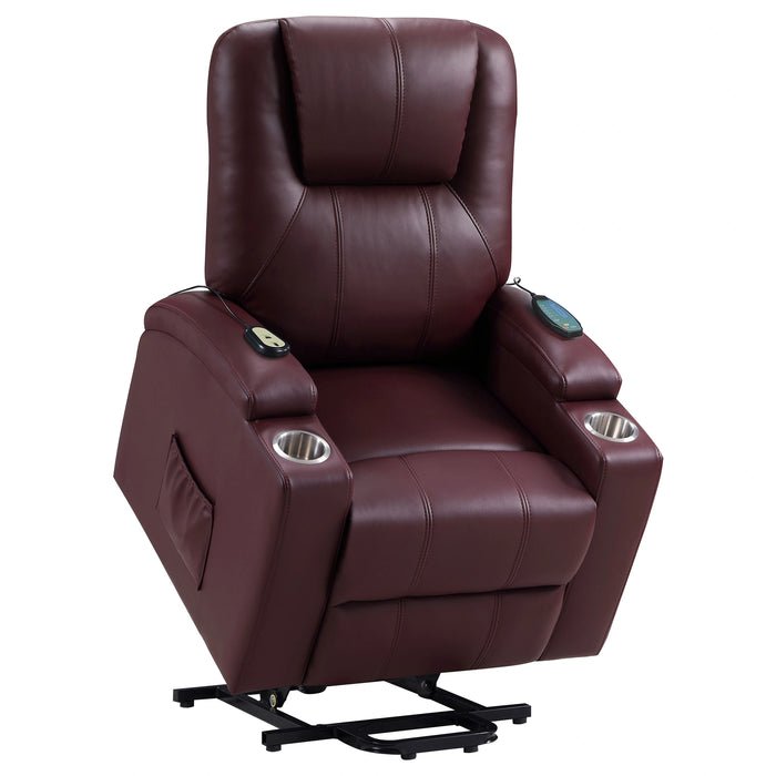 Five Star Furniture - Armstrong Power Lift Massage Recliner