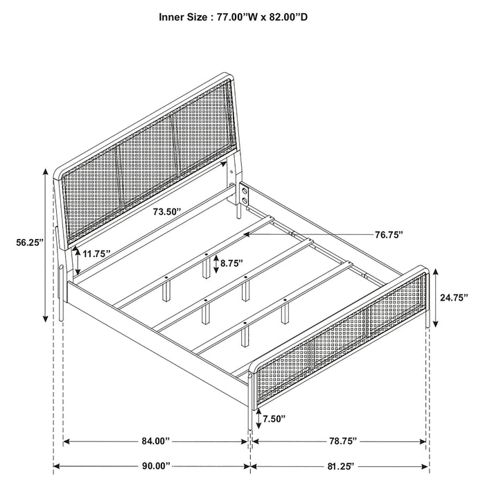 Five Star Furniture - Arini Panel Bed
