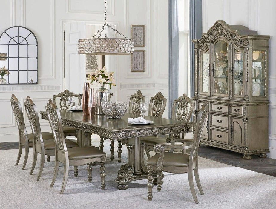 Five Star Furniture - Catalonia Server in Platinum Gold 1824PG-40