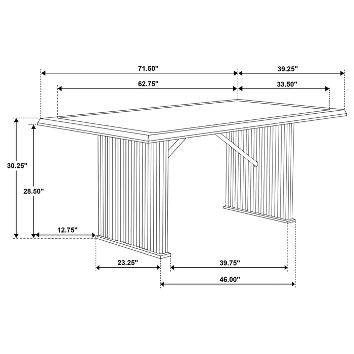 Five Star Furniture - Sherwood Dining Table