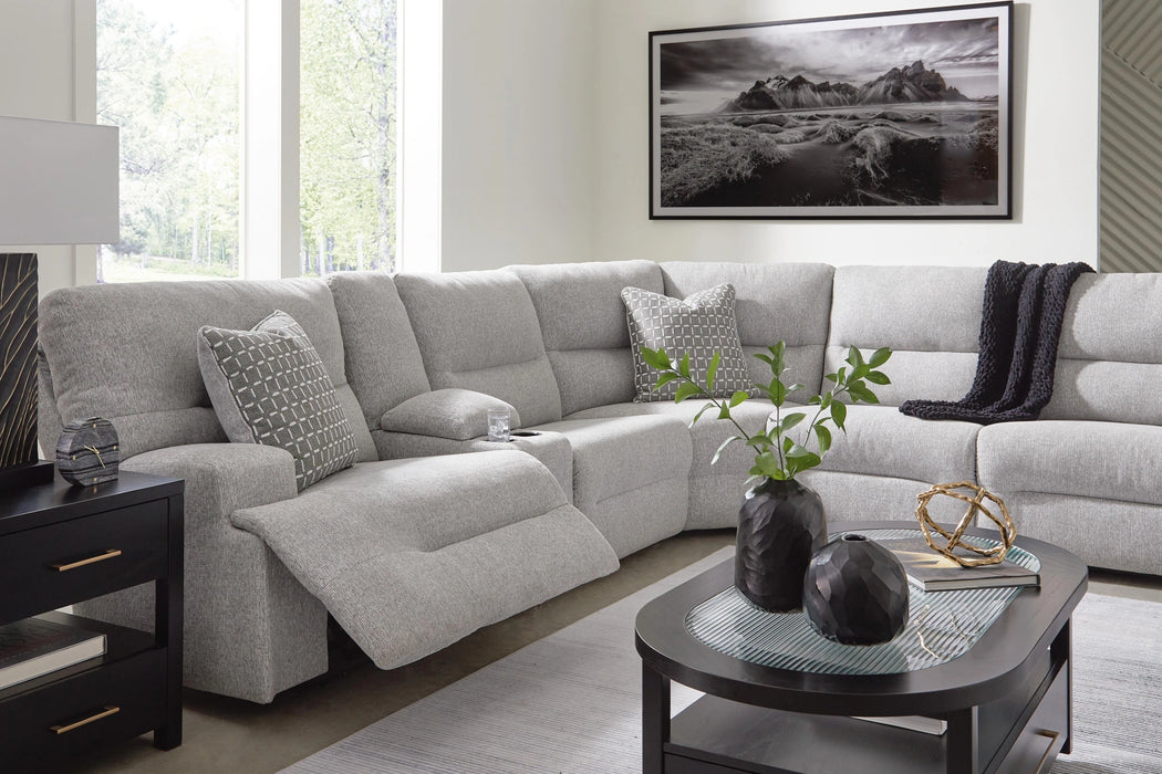 Five Star Furniture - Acklen Place Power Sectional Reclining Sofa with Storage Console