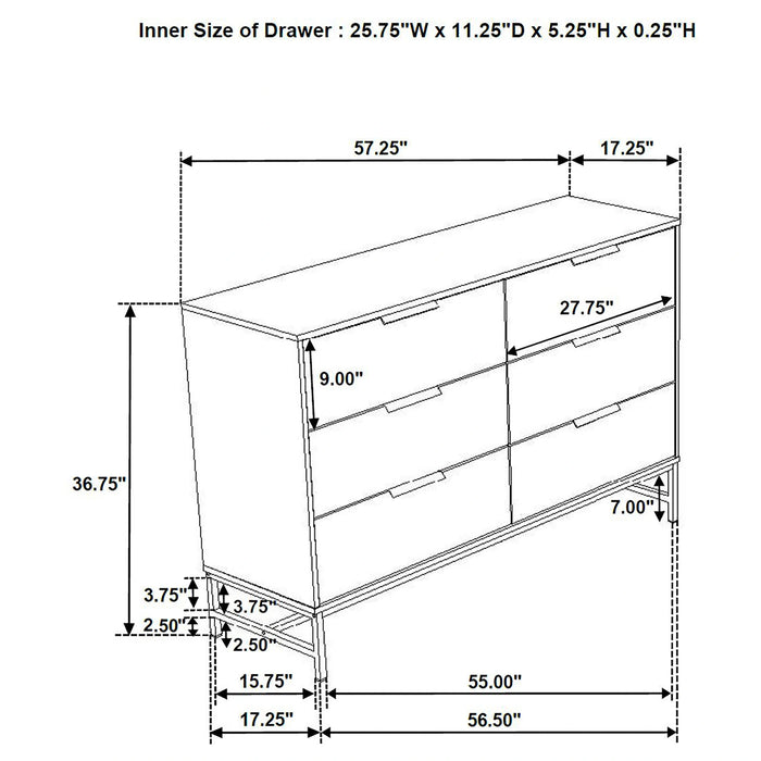 Five Star Furniture - Sonora Dresser