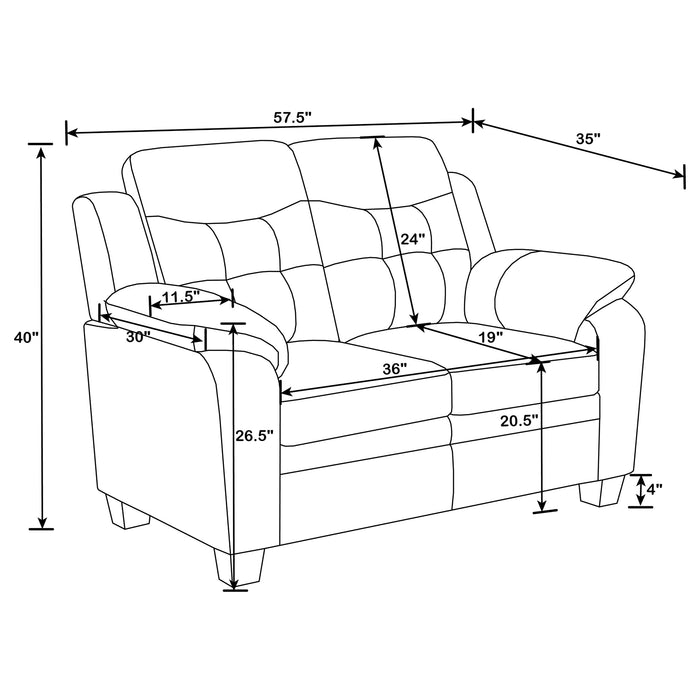 Five Star Furniture - Finley Sofa Set