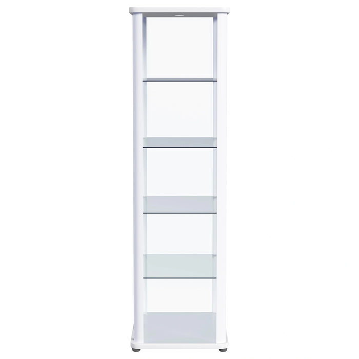 Five Star Furniture - Aero Curio Cabinet with LED Lighting