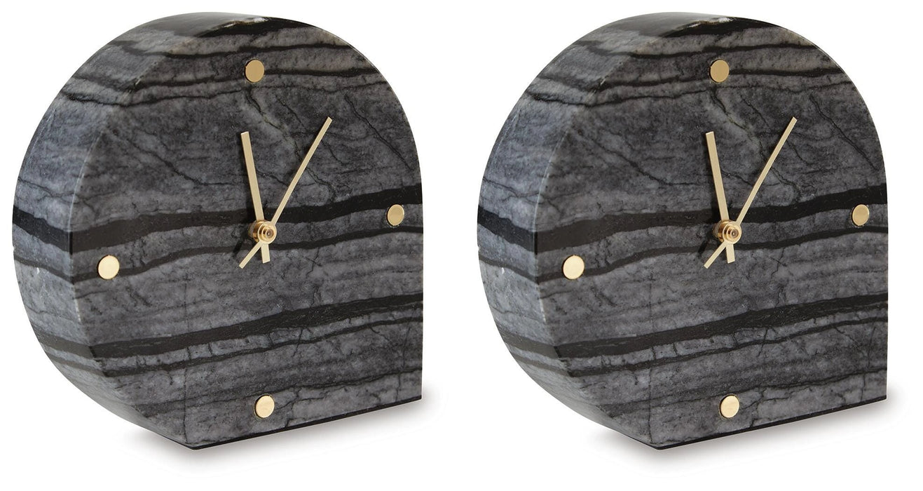 Five Star Furniture - Janmour Table Clock (Set of 2)
