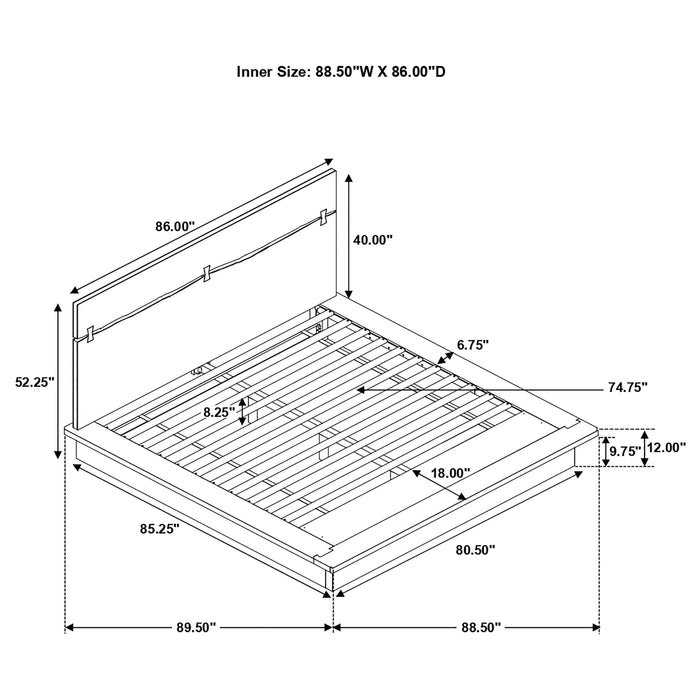 Five Star Furniture - Winslow Panel Platform Bed