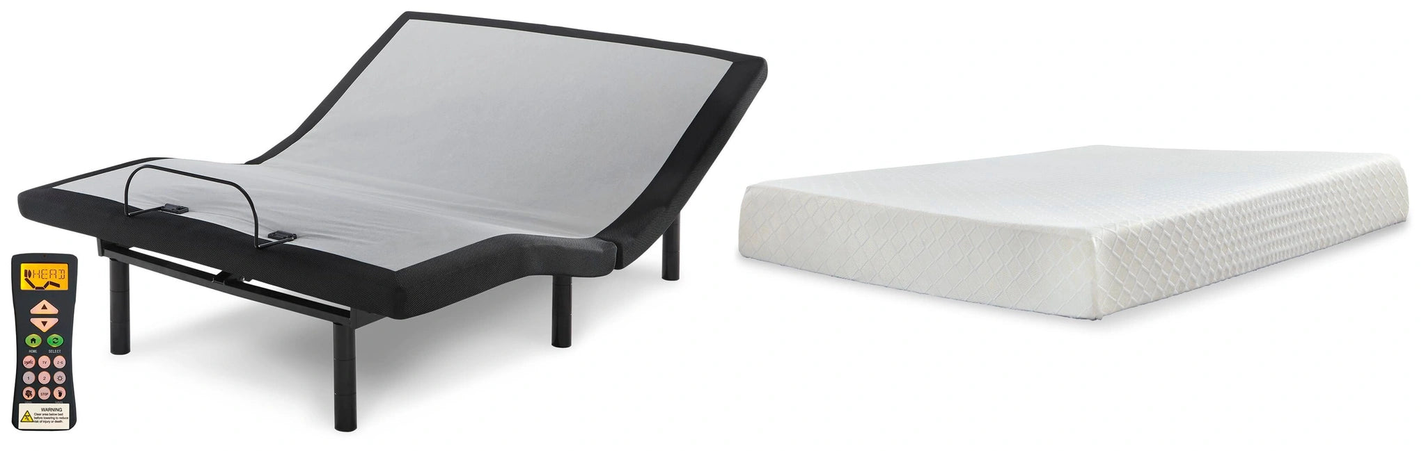 Five Star Furniture - 10 Inch Chime Memory Foam Mattress Set