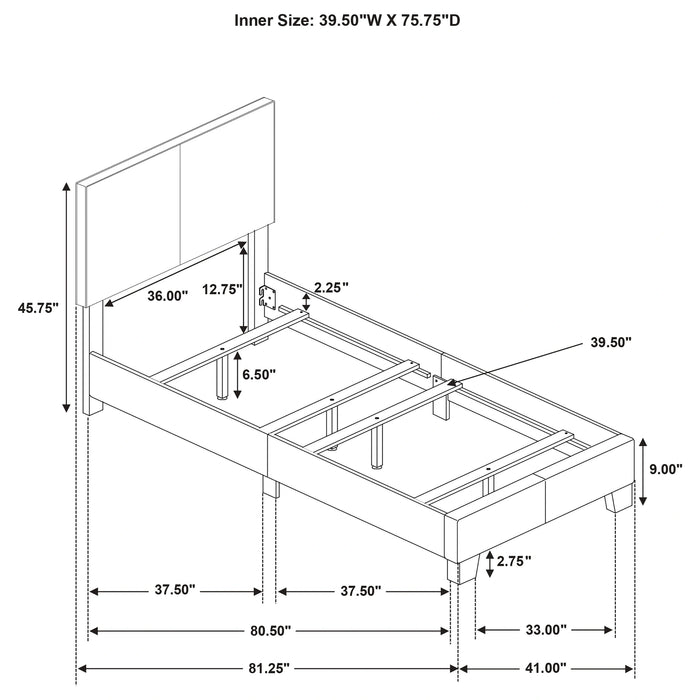Five Star Furniture - Dorian Panel Bed