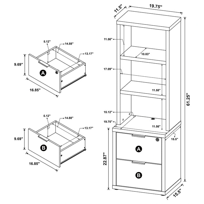 Five Star Furniture - Westpark Bookcase