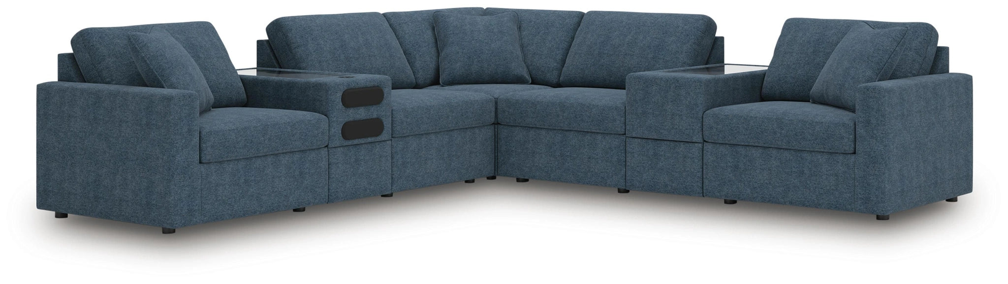 Five Star Furniture - Modmax Balanced Sectional with Audio and Storage Consoles