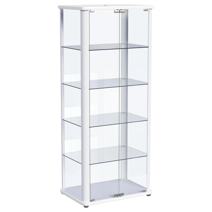 Five Star Furniture - Aero Curio Cabinet with LED Lighting