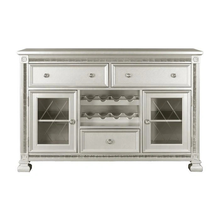 Five Star Furniture - Bevelle Server in Silver 1958-40