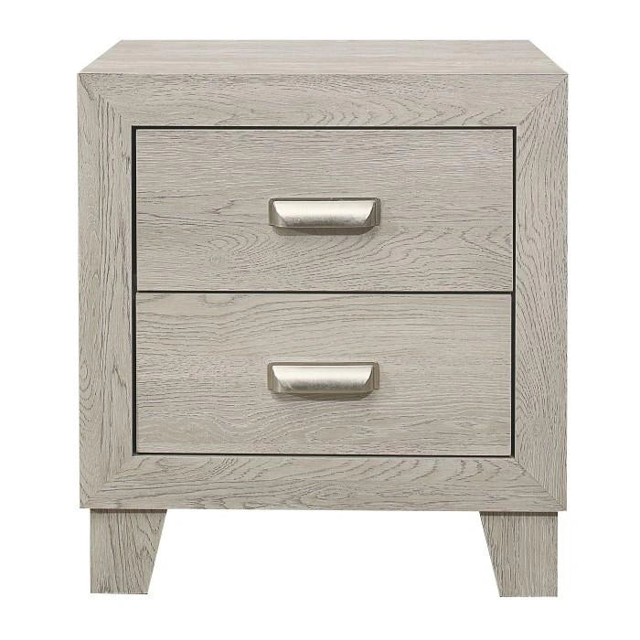 Five Star Furniture - Quinby 2 Drawer Nightstand in Light Brown 1525-4