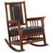 Five Star Furniture - Ida Upholstered Rocking Chair Tobacco and Dark Brown image