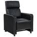 Five Star Furniture - Toohey Home Theater Push Back Recliner Black image