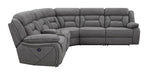 Five Star Furniture - Higgins 4-piece Upholstered Power Sectional Grey image