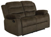 Five Star Furniture - Rodman Pillow Top Arm Motion Loveseat Olive Brown image