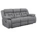 Five Star Furniture - Higgins Pillow Top Arm Upholstered Motion Sofa Grey image