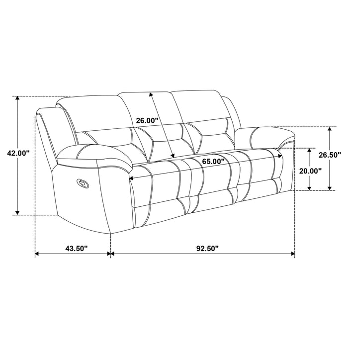 Five Star Furniture - Gilson Reclining Sofa Set
