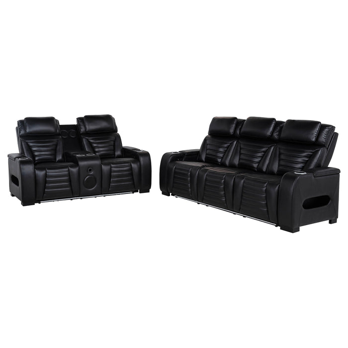 Five Star Furniture - Zuma Dual Power Reclining Sofa Set