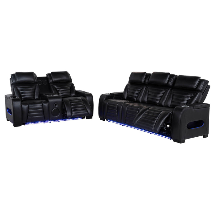 Five Star Furniture - Zuma Dual Power Reclining Sofa Set