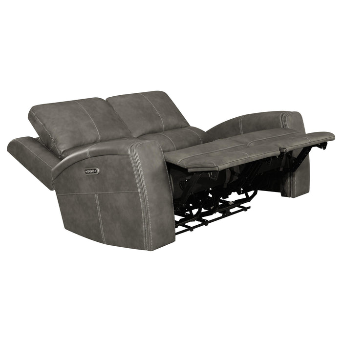 Five Star Furniture - Brickston Triple Power Reclining Sofa Set