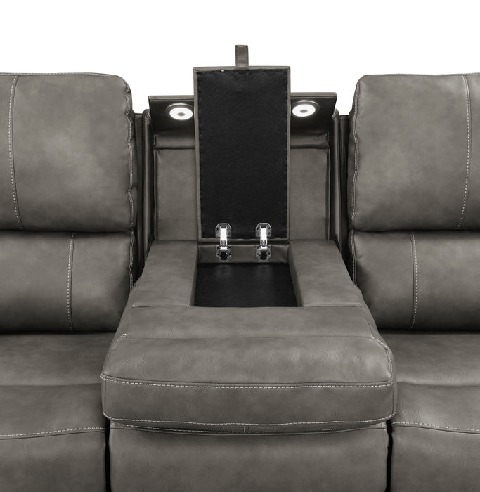 Five Star Furniture - Brickston Triple Power Reclining Sofa Set