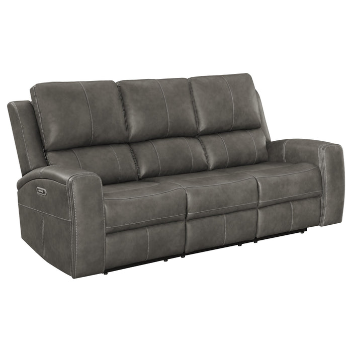 Five Star Furniture - Brickston Triple Power Reclining Sofa Set