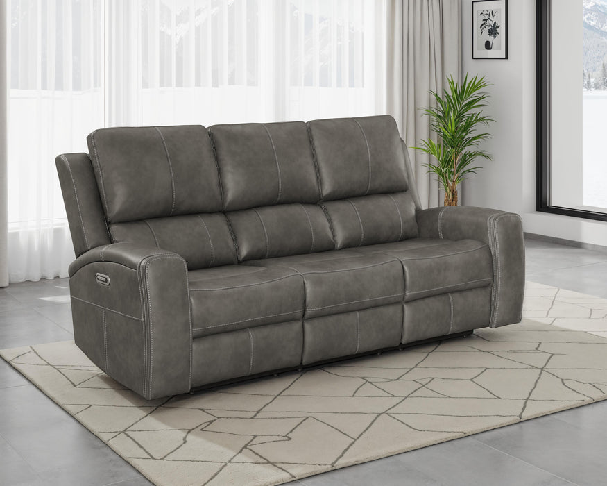 Five Star Furniture - Brickston Triple Power Reclining Sofa